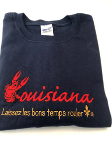 LOUISIANA LET THE GOOD TIMES ROLL TEE SHIRT