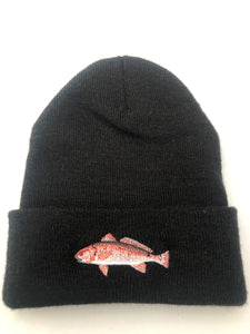 WATCHMAN'S KNIT RED FISH  CAP