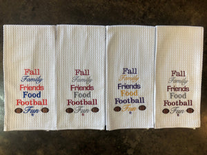 FALL FOOTBALL TOWELS