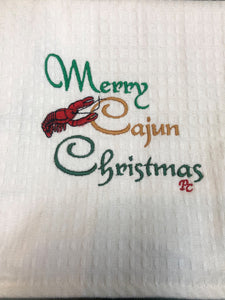 MERRY CAJUN CHRISTMAS TOWEL