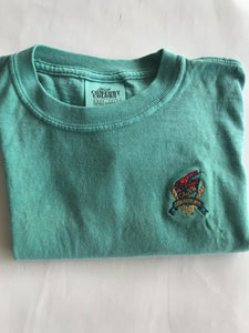 PC LOGO SEAFOAM 100%COTTON CHILDRENS T SHIRT